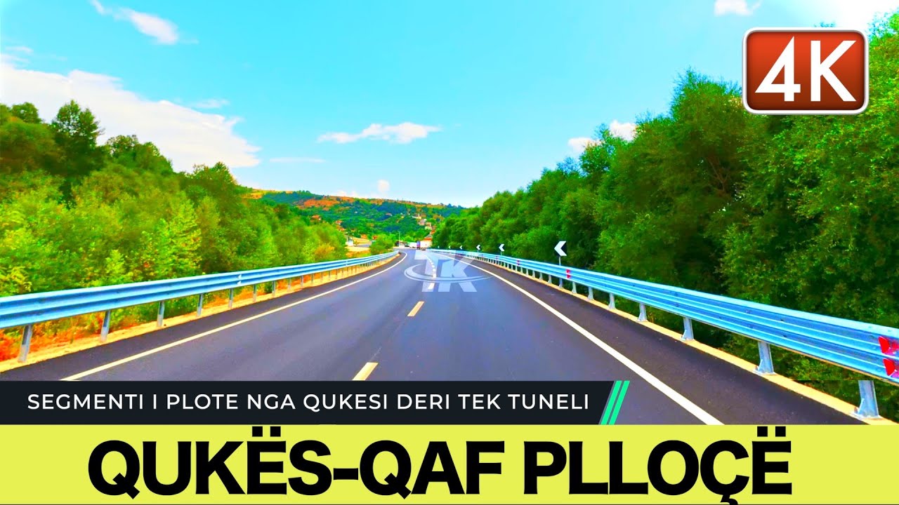 QUKËS-QAF PLLOÇË - SEGMENTI I PLOTË, GUSHT 2025, TUNELI & URA E MADHE QAF PLLOÇË, PAMJE PANORAMIKE