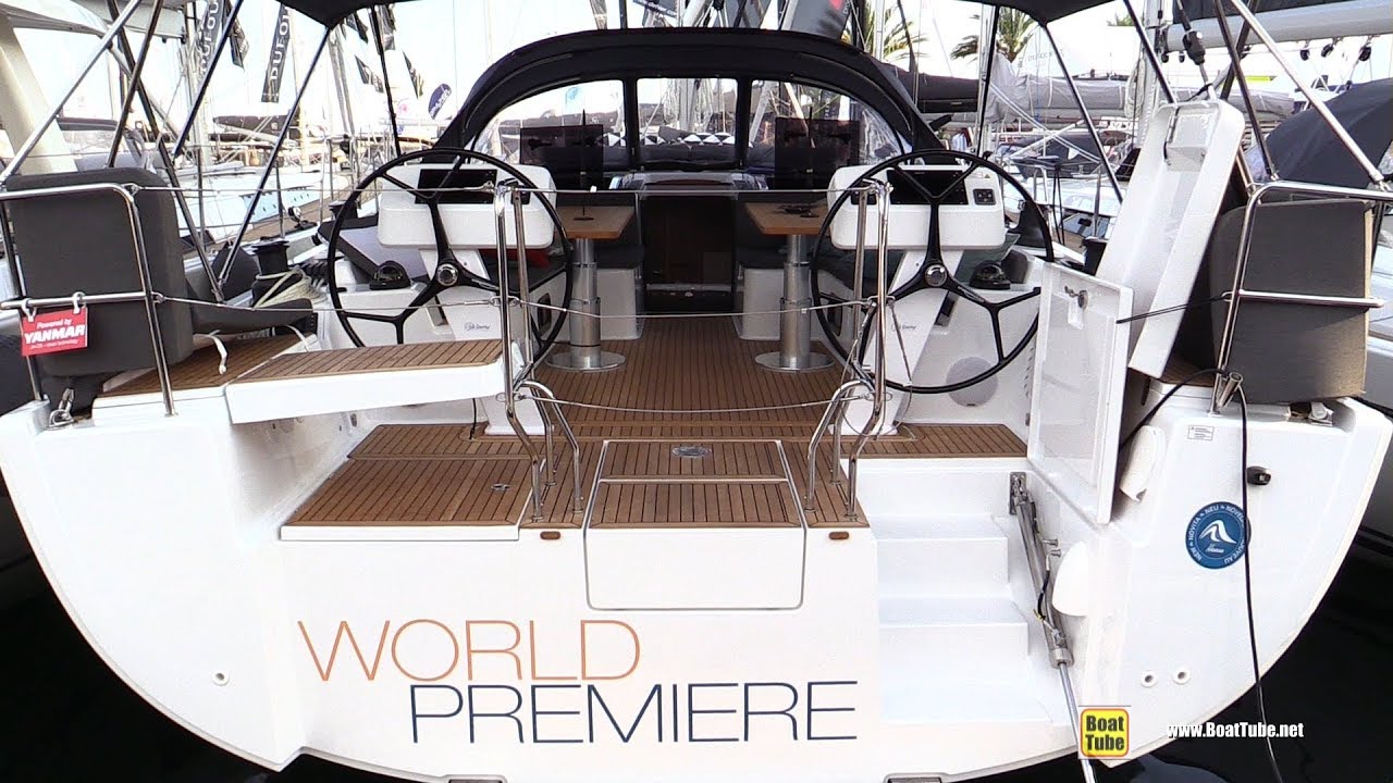2019 Hanse 508 Sailing Yacht - Deck and Interior Walkaround - Debut at 2018 Cannes Yachting Festival