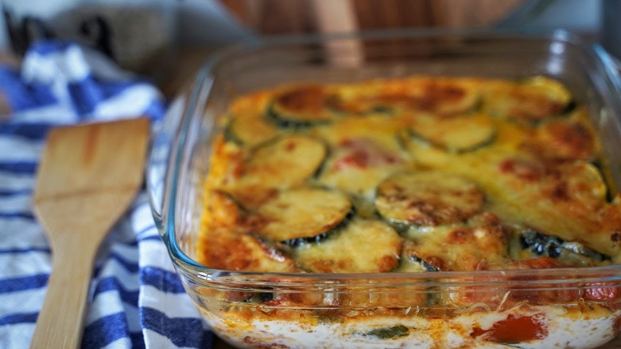 GRATIN DE COURGETTES AU FOUR