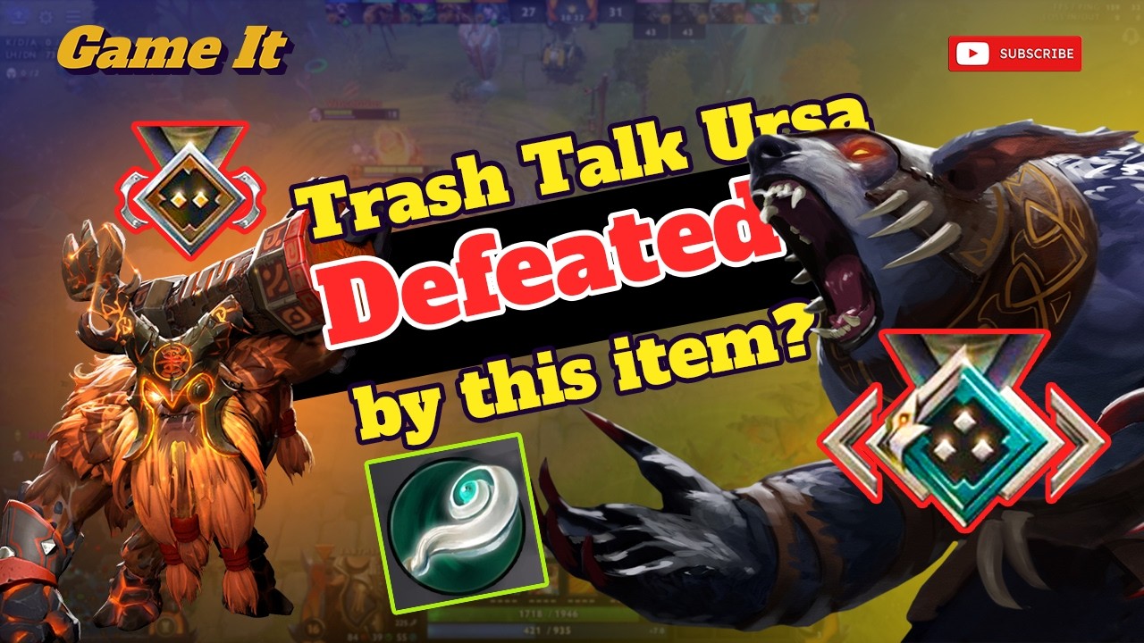 This Trash Talk Ursa Was Defeated by NOOB ES?