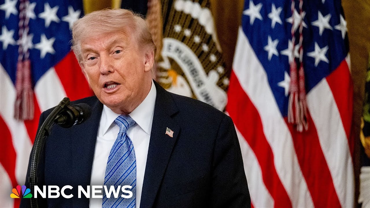 LIVE: Trump signs a proclamation at the White House | NBC News