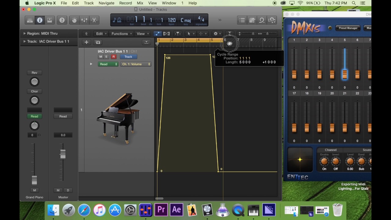 Part 4: Logic X: Using External Software to Loop Haze Machines For DMXis