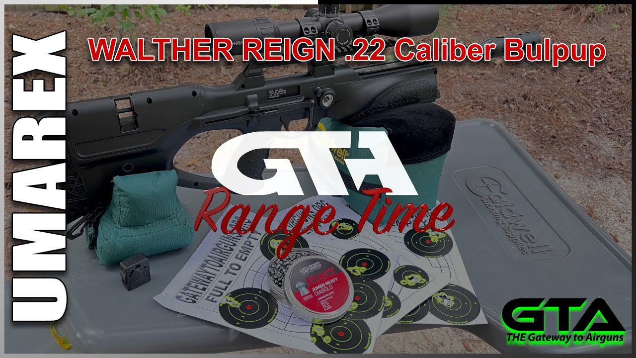 Umarex Walther Reign .22 Caliber Bullpup  - Gateway to Airguns Range Time