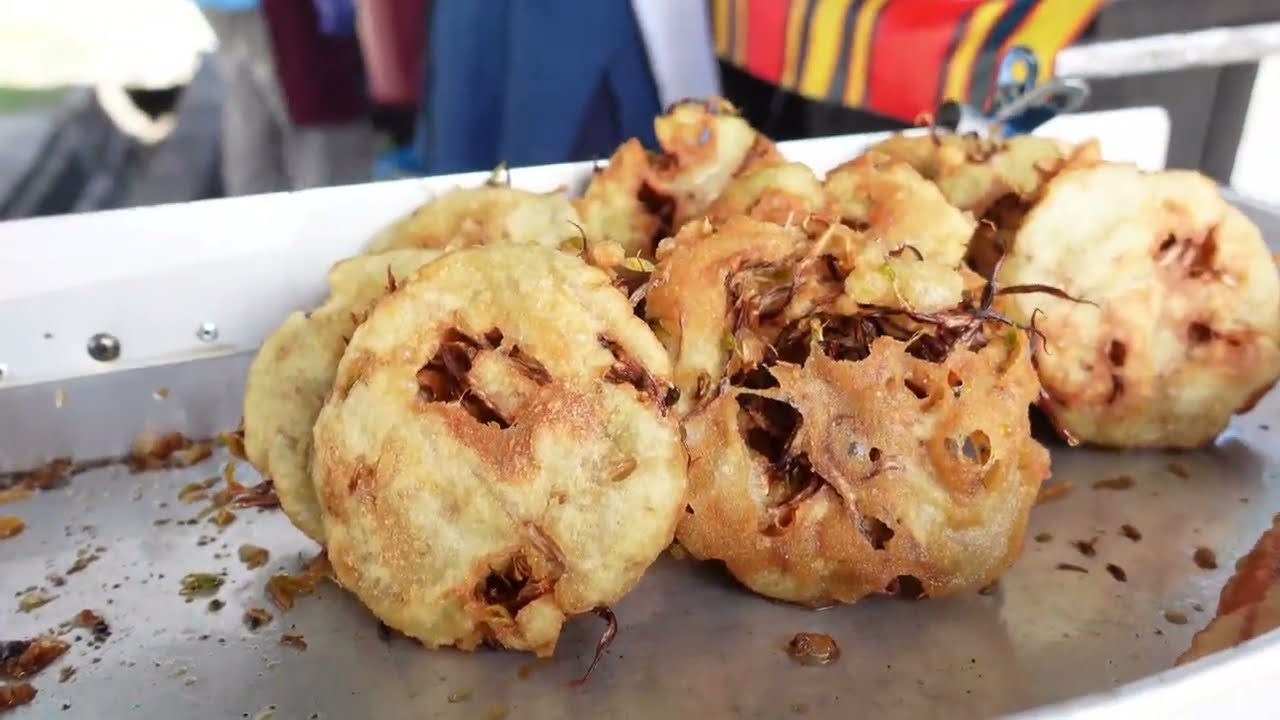 Cucur Udang Pak Omar ....Closeup yang sedapnya .....