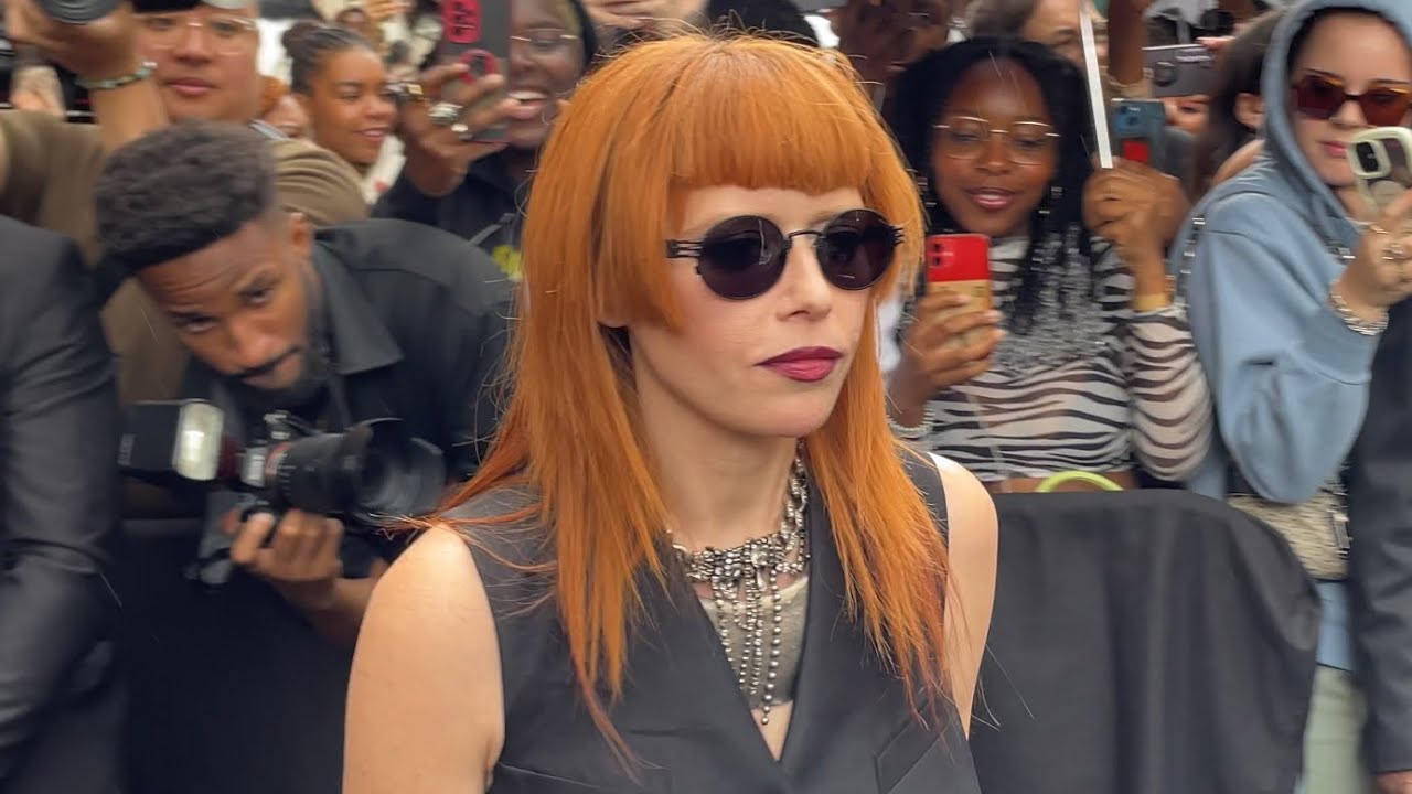 NATASHA LYONNE AT JEAN PAUL GAULTIER HAUTE COUTURE BY JULIEN DOSSENA SHOW IN PARIS