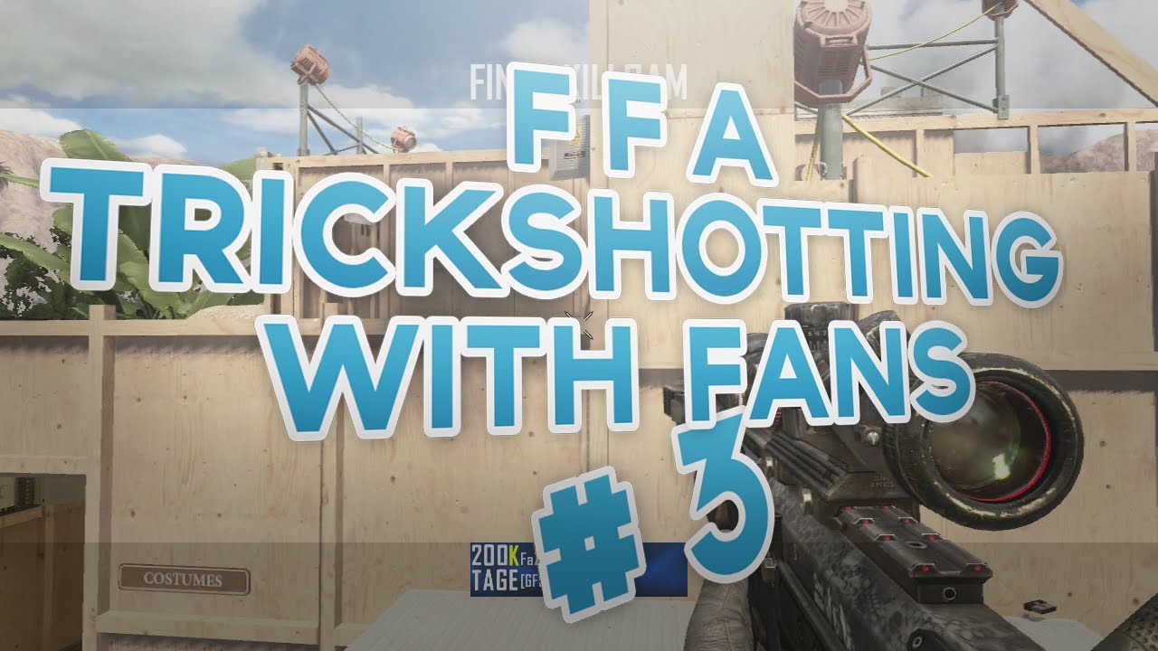 FaZe Adapt : FFA Trickshotting w/Fans #3!