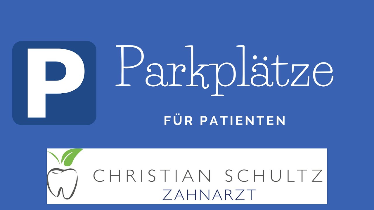 Parkpl&auml;tze f&uuml;r Patienten bei der Zahnarztpraxis Christian Schultz in Friedland