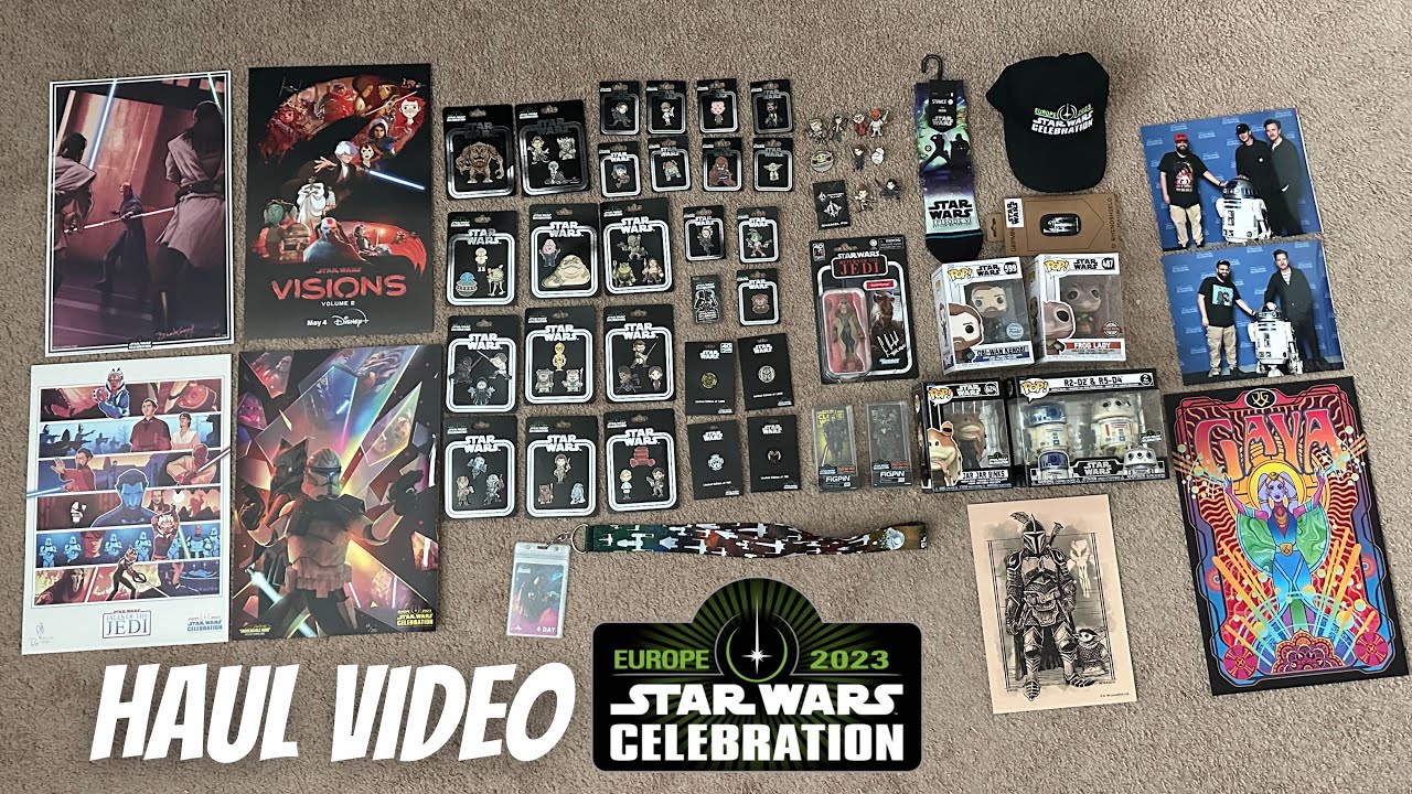 Star Wars Celebration London 2023 | Europe Haul Recap