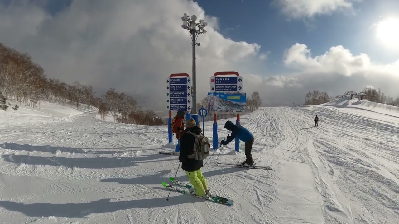 20211227 ニセコビレッジスキー場 だべさ→ジャンク・ヤード→エンチャントメント→メイク・センス→アンフォゲッタブル→ばんざい→シェイキー・ニーズ→ファイナル・フリング
