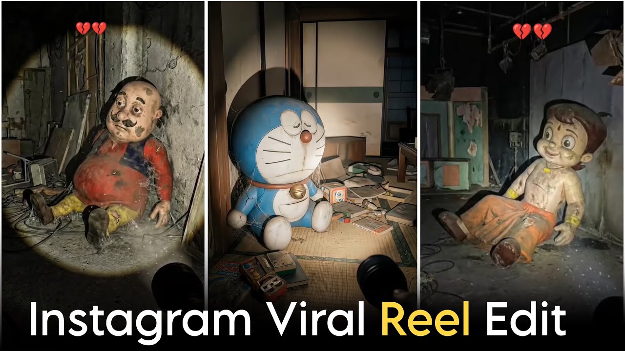 Instagram Viral Reels Editing | Trending Cartoon AI Video Editing | Ai Cartoon Motu Patlu Generate 