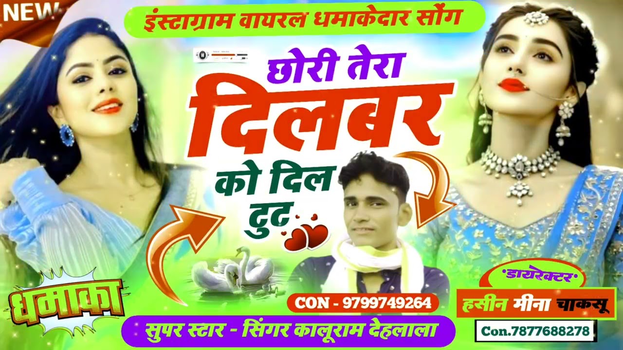 Meenawati geet || 💔छोरी तेरा दिलबर को दिल टुट 💔 || Kaluram Dehlala ||  #meenawatigeet #viralsong 