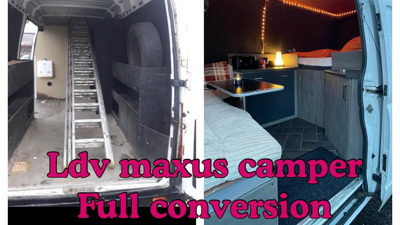 LDV Maxus campervan, full conversion in under 4 mins