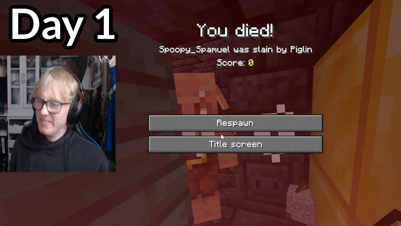 Speedrunning Minecraft Every Day until I'm Good DAY 1