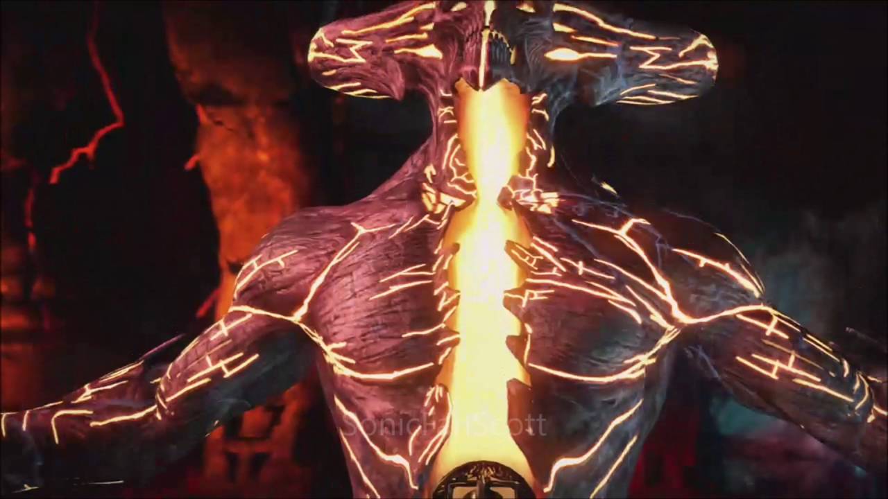 Mortal Kombat X - Corrupted Shinnok's Fatality (Goro vs Shinnok)
