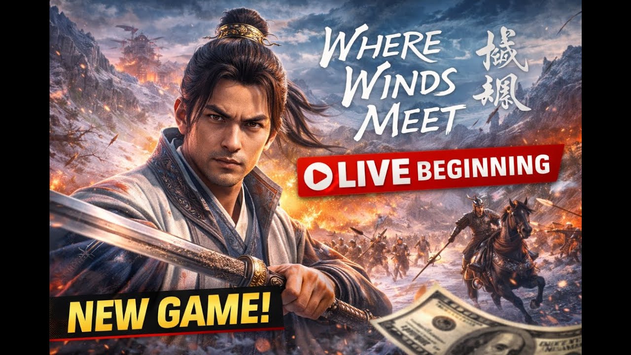 Where Winds Meet LIVE 🔥 First Look Gameplay | Starting the Journey