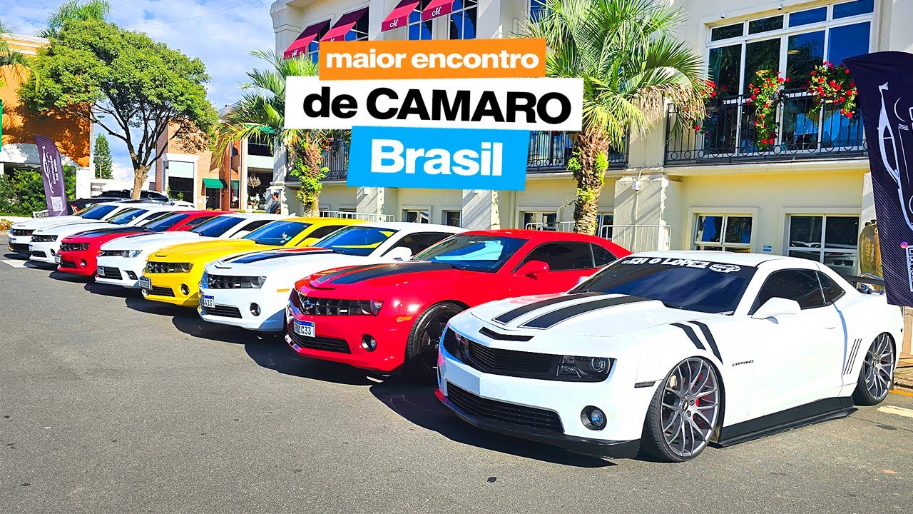 INCRÍVEL, ENCONTRO DOS CAMAROS MAIS TOPS DO BRASIL!