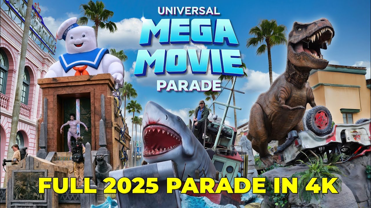 The Universal Studios Florida Summer Parade | Mega Movie Summer Parade 2025 | in 4K UHD