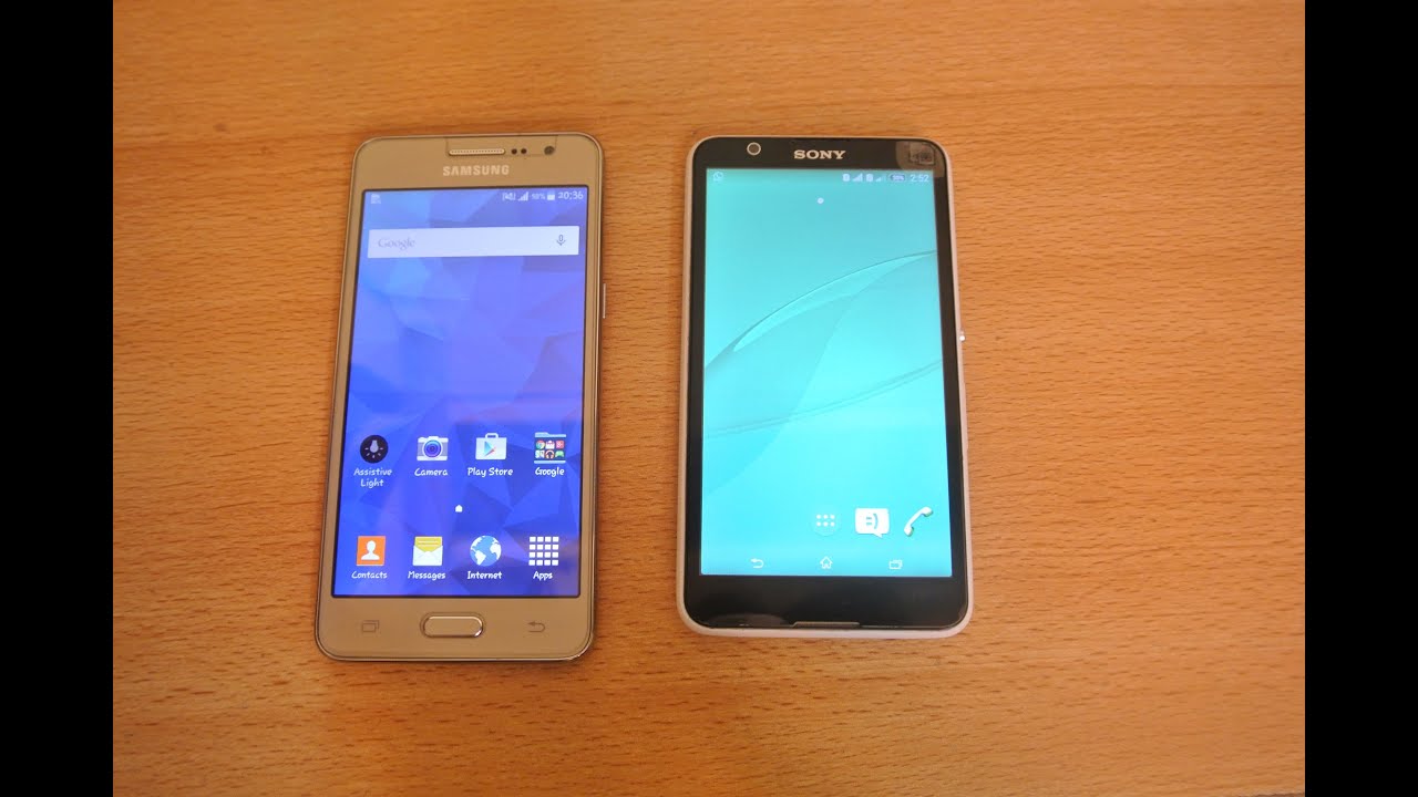 Sony Xperia E4 vs Samsung Galaxy Grand Prime - Full Comparison HD