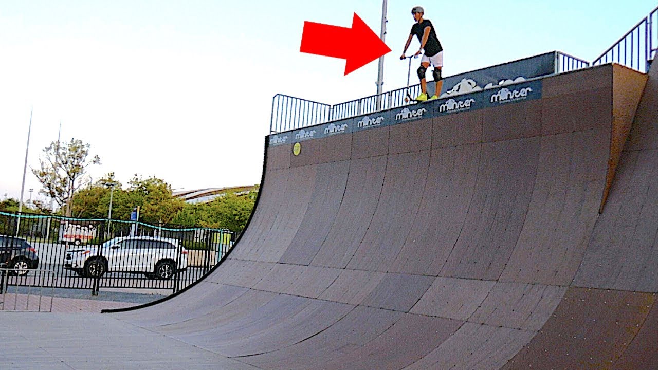 MOI VS LA MEGA RAMPE EN TROTTINETTE...