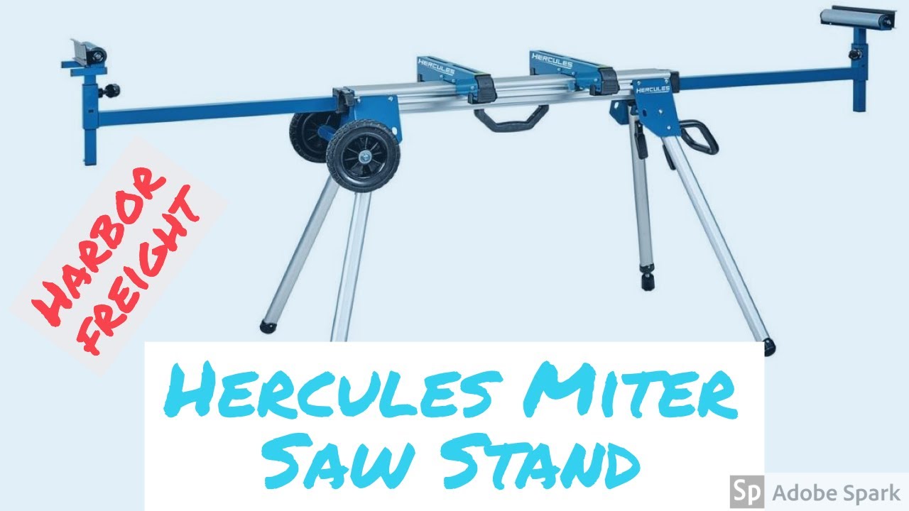 Hercules Professional Rolling Miter Saw Stand (Has Harbor Freight one up-ed the Competition?)
