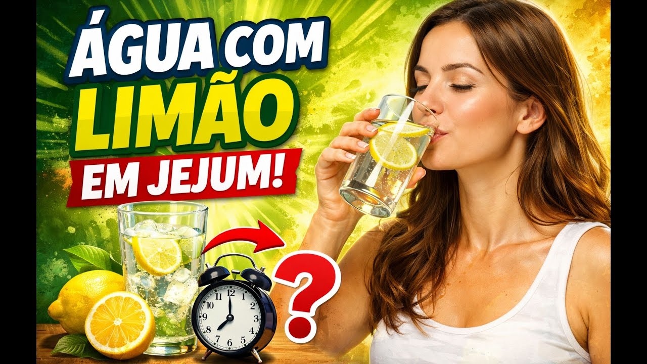 AGUA com LIMÃO em JEJUM Está AFETANDO sua SAUDE