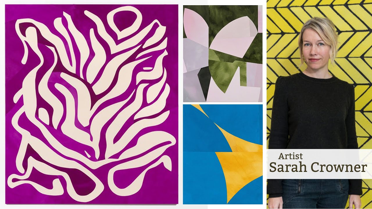 Artist Sarah Crowner | American Geometric Abstractions Painter | WAA