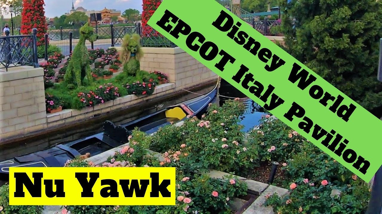 🟡 Disney World | EPCOT World Showcase Italy Pavilion. Italian Architecture, Restaurants & Shops!