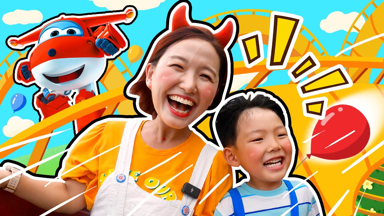 趣味探店：晶晶姊姊帶你去重慶超級飛俠訓練營！GIGI Visits Super Wings Theme Park  / Play with GIGI/  Education for Children