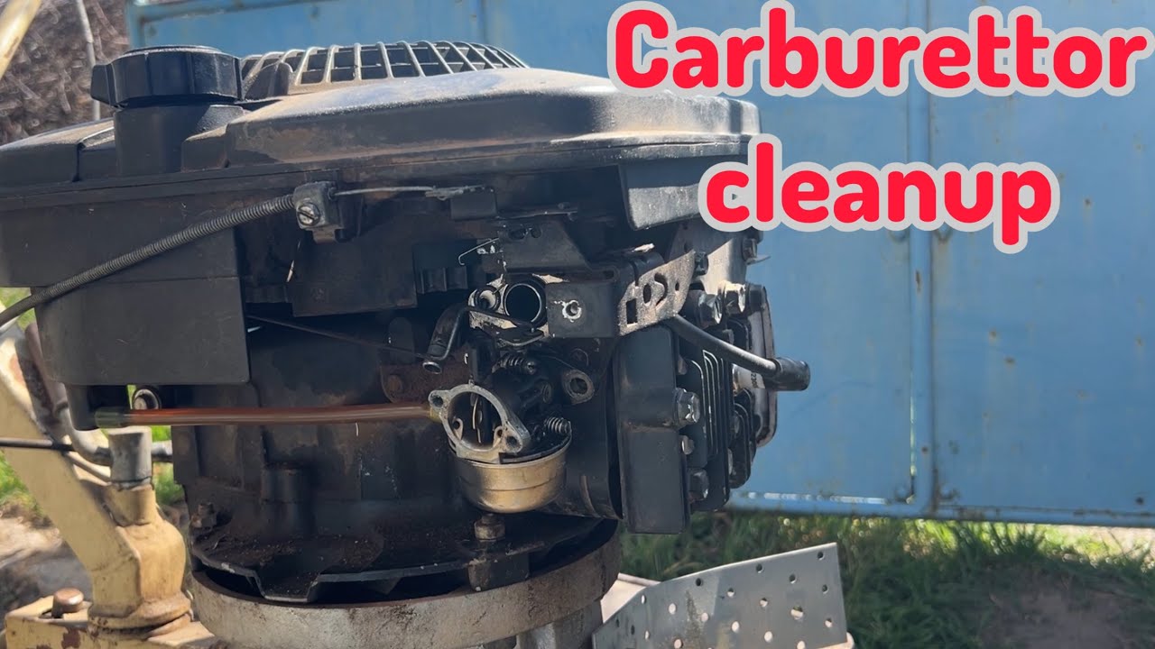 Очистка карбюратора Briggs & Stratton - двигатель не работает в горячем состоянии.