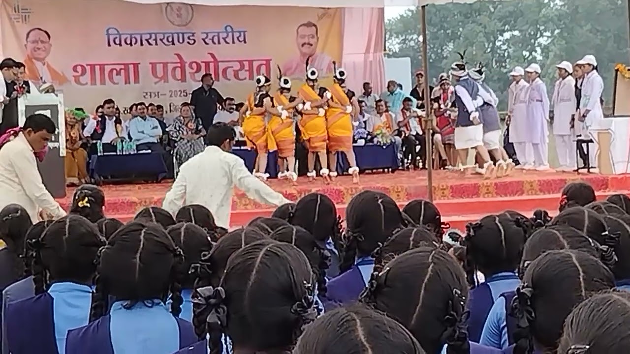 रेला पाटा नृत्य।। कन्या परिसर पिपरा, केशकाल।।