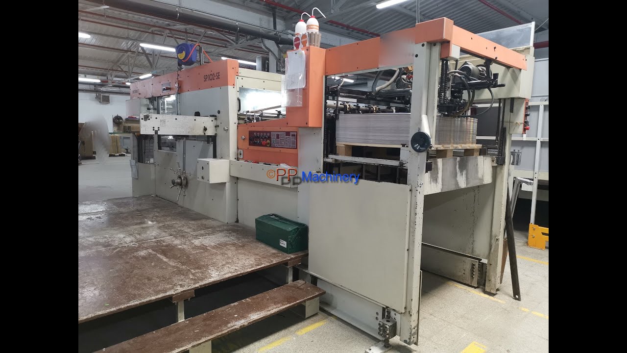 Bobst SP 102 SE from 1995  - Automatic Die Cutter