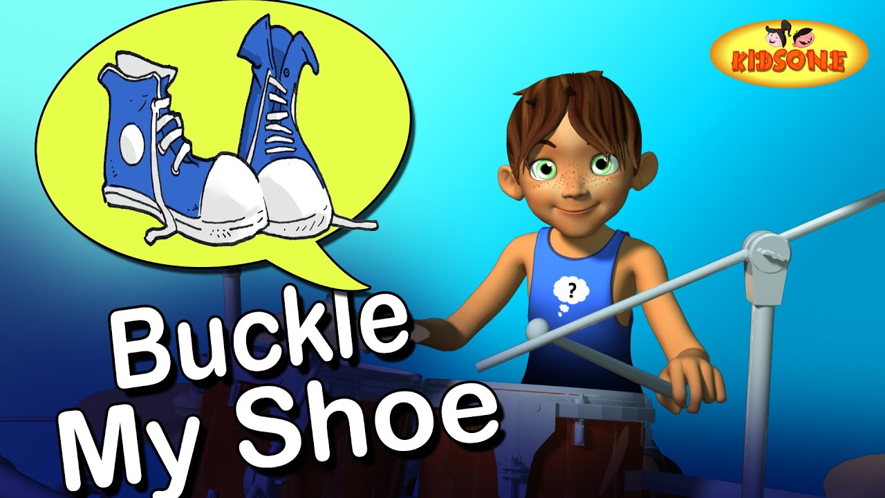 One Two Buckle My Shoe | 3D Nursery Rhyme | Numbers Song - KidsOne