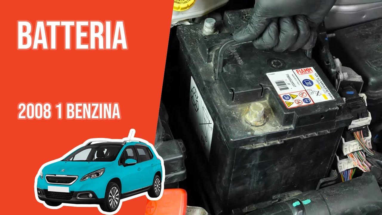 Cambio batteria Peugeot 2008 1 1.2 PURETECH 🔋