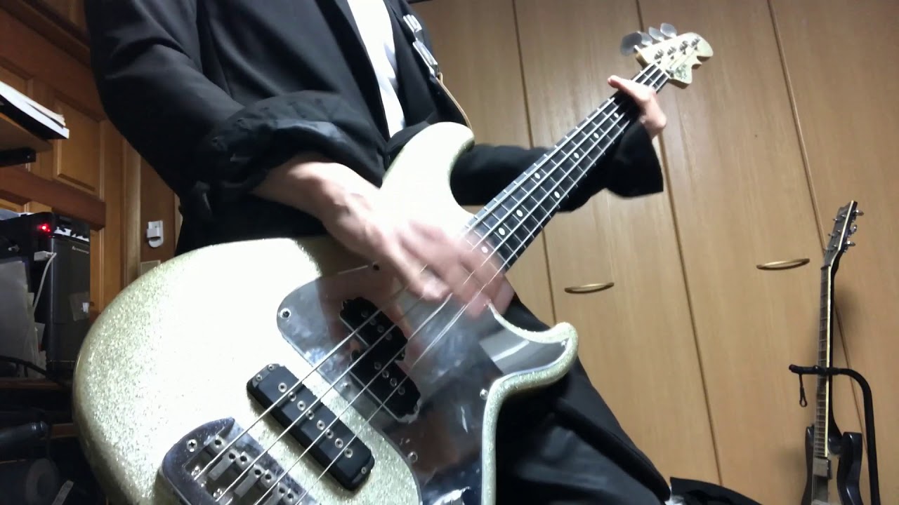 エヴァンゲリオン　OP　残酷な天使のテーゼ　ベース　弾いてみた　bass cover