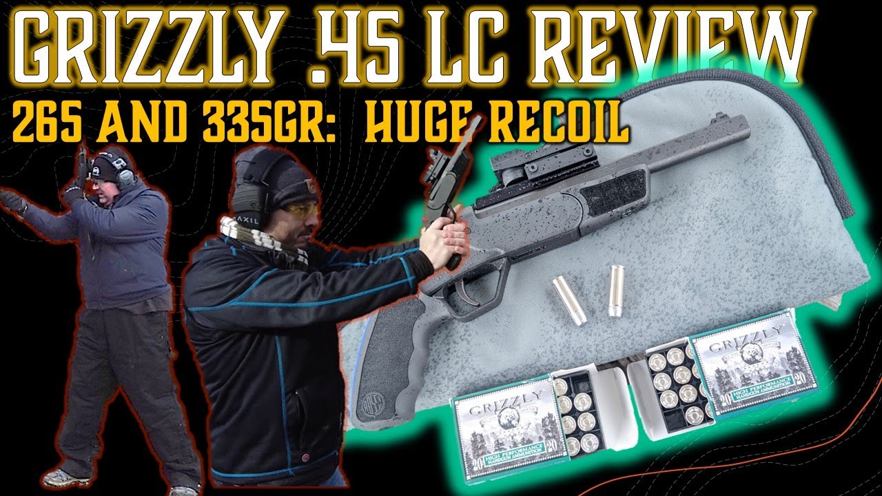 Grizzly .45LC in Rossi Brawler: Massive Recoil and Velocity Measurements