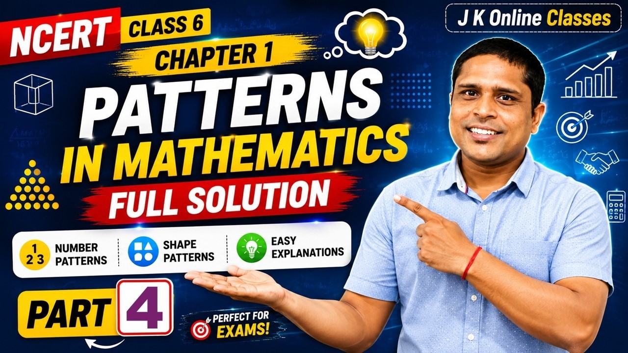 Part 4 Class 6 Mathematics Chapter 1 Patterns in Numbers #cbse #ncert #class6 #ncertmaths