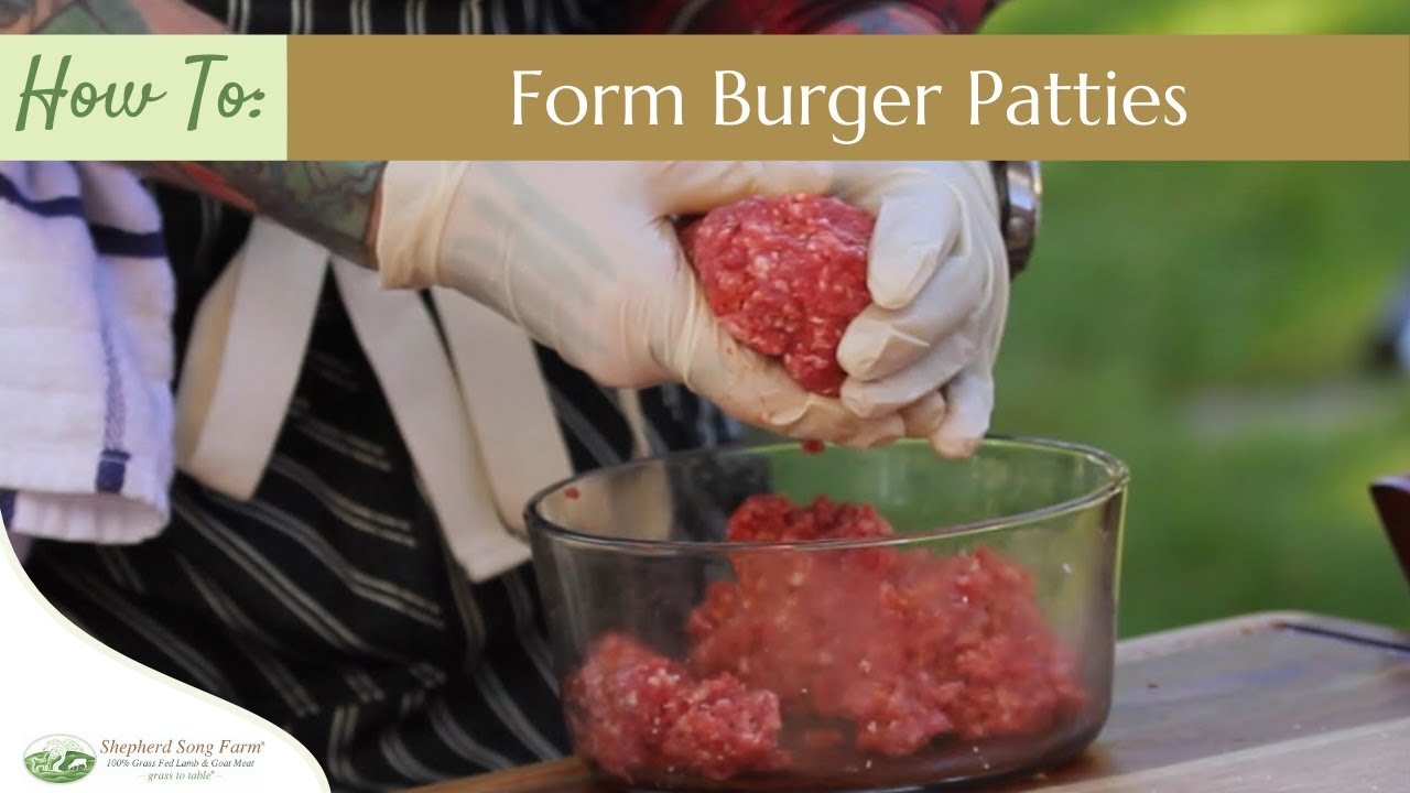 How to Form Burger Patties