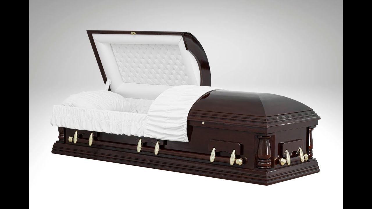 Serenity – Casket – CKT2007 | Solid Poplar | Hardwood Funeral Casket