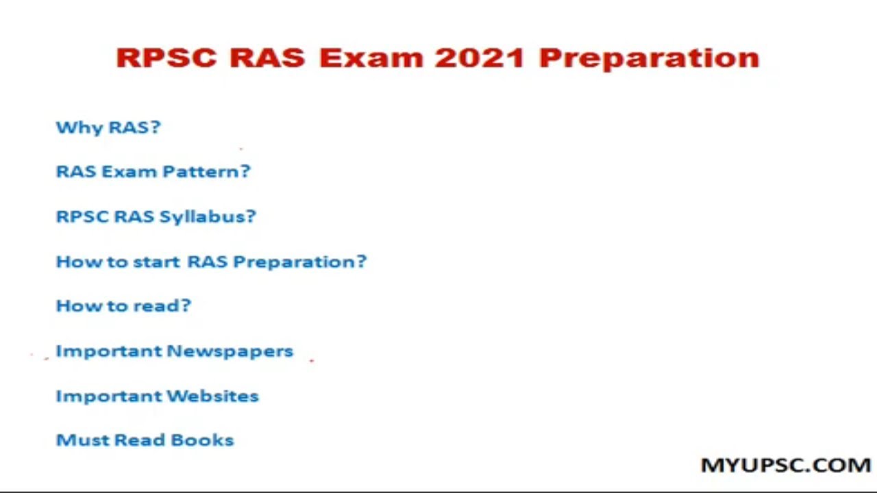 How to prepare for RPSC RAS Exam 2021 Pattern | Syllabus | Strategy | Book for Prelims & Mains