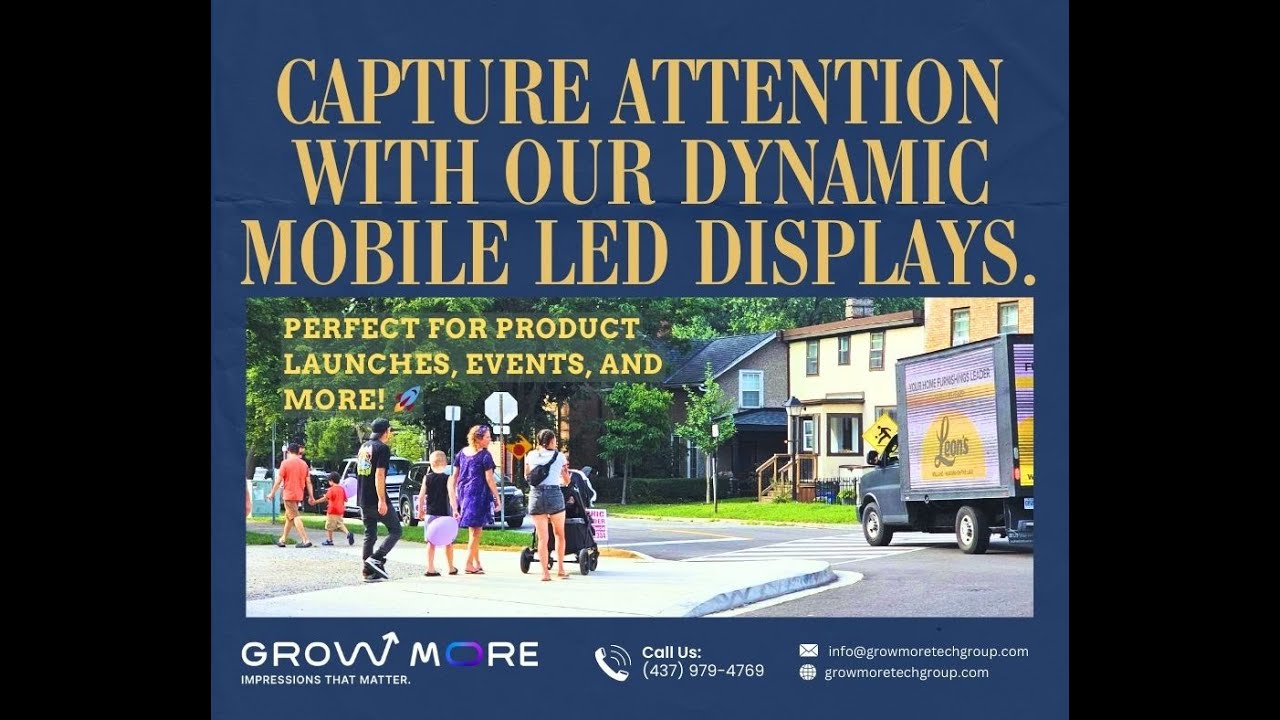 Capture Attention with Dynamic LED Mobile Billboards Displays