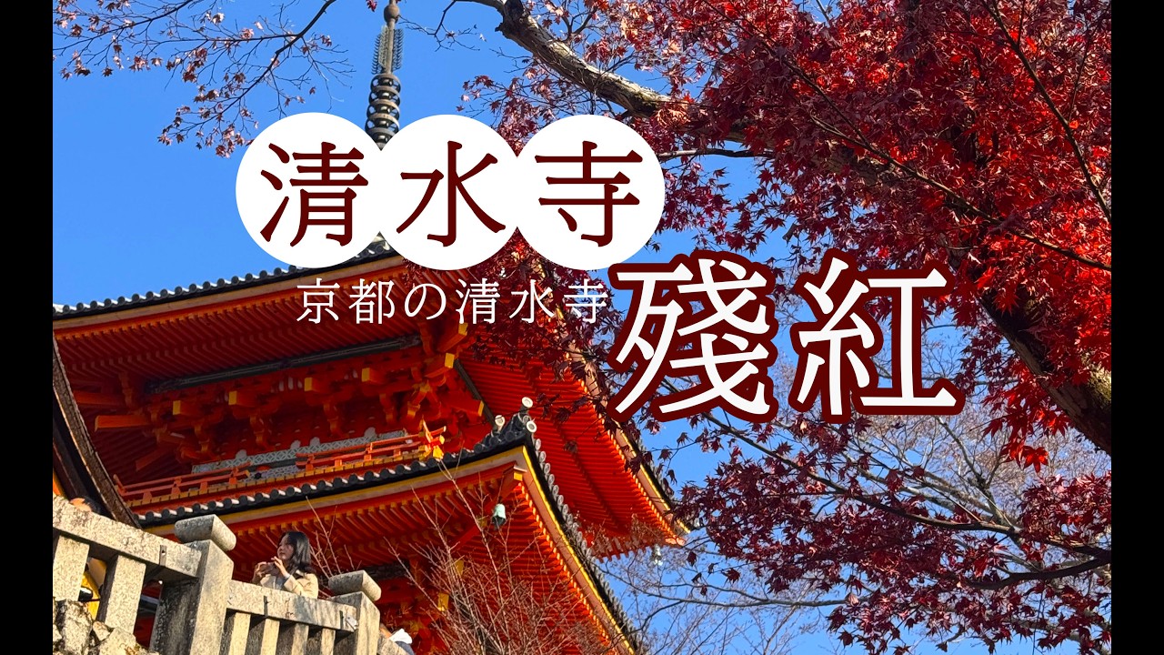 清水寺殘紅：追逐京都最後的楓紅