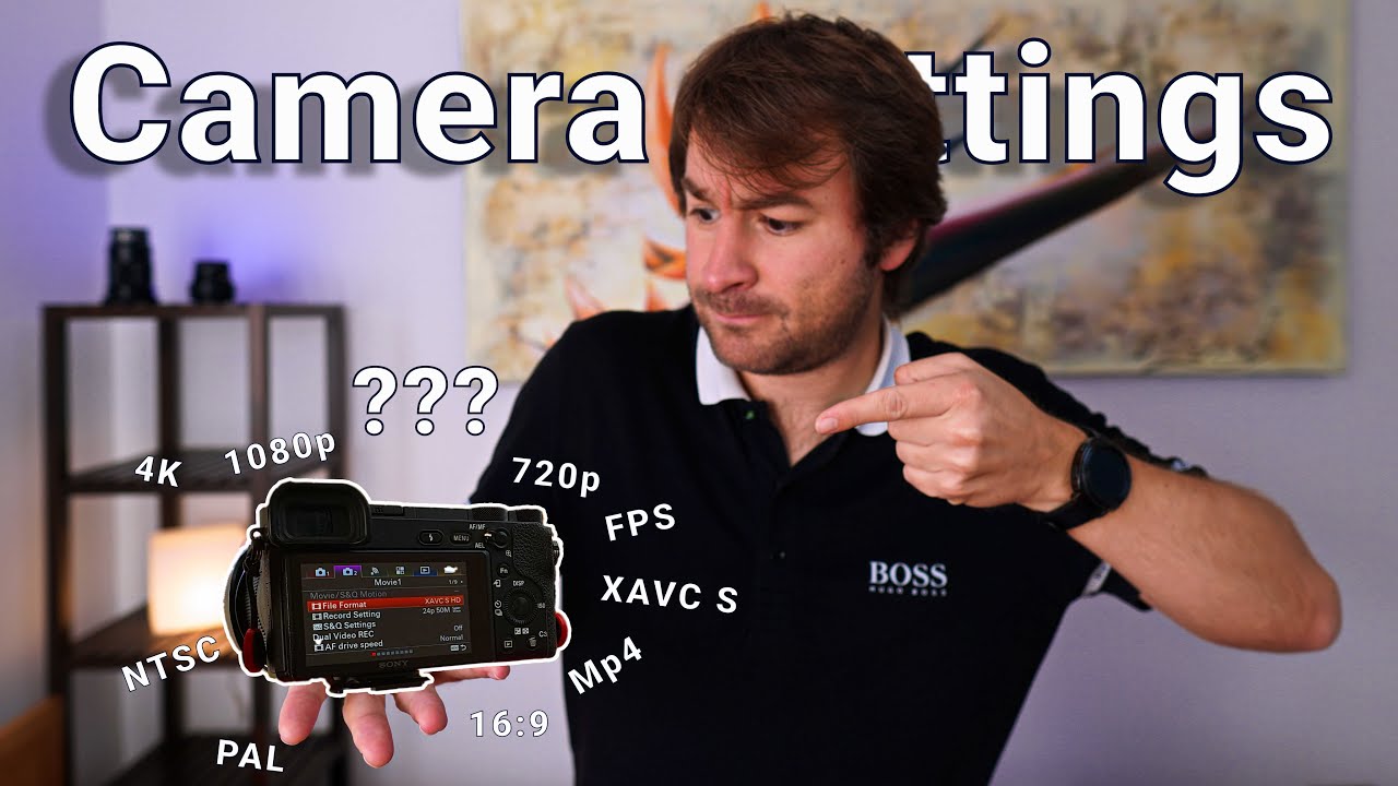 Basic Camera Settings for video - Formats, Frame Rates & Resolution