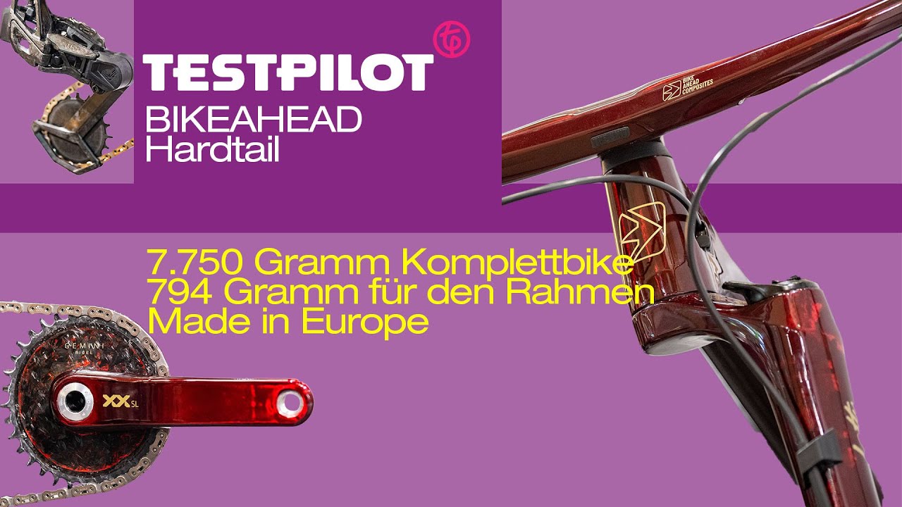 Bike Ahead Composites – THE FRAME HT – Leichtbau XC Race Mountainbike (made in Europe)