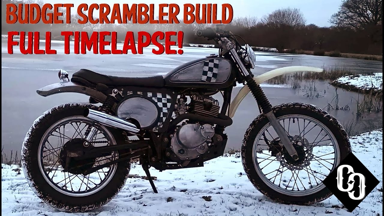 Budget Scrambler Build | Full Scrambler Motorcycle Timelapse