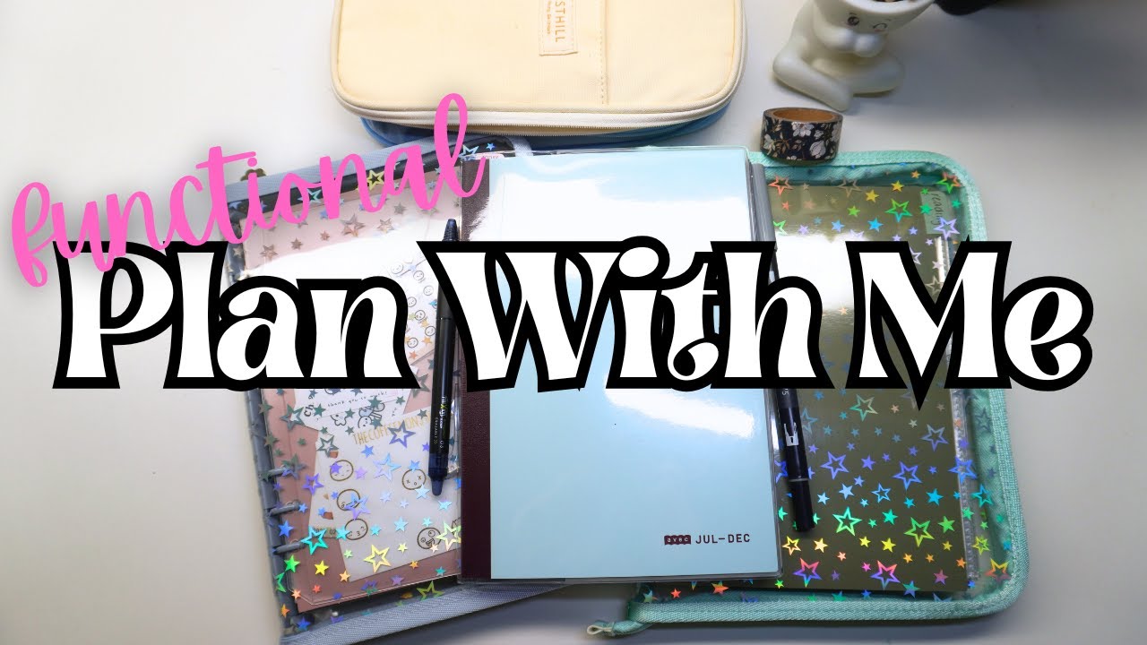 Functional Plan With Me in my Hobonichi Cousin Avec | Minimalist Layout