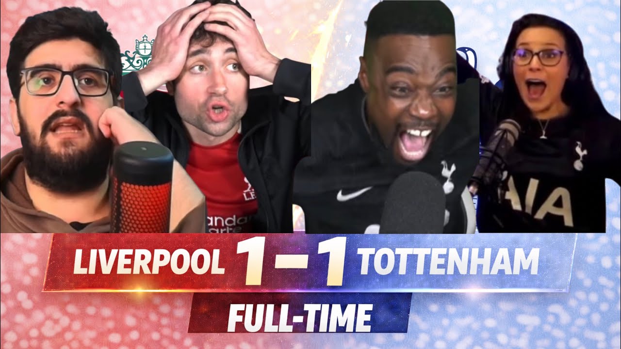 Liverpool fans FRUSTRATED 🤣 | Reactions to Liverpool 1-1 Tottenham | premier league reaction 