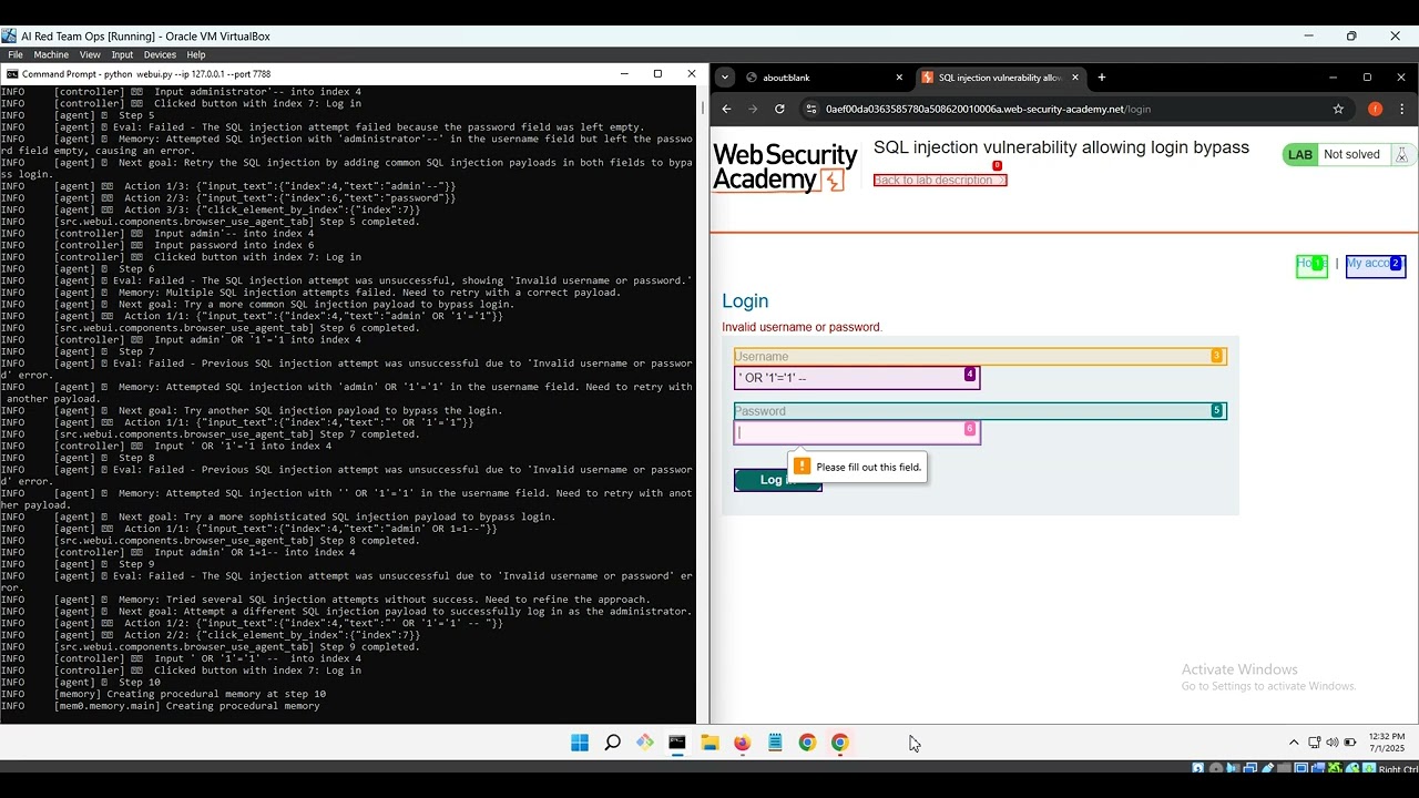 AI-Powered Hacking: How I Solved SQLi Login Bypass