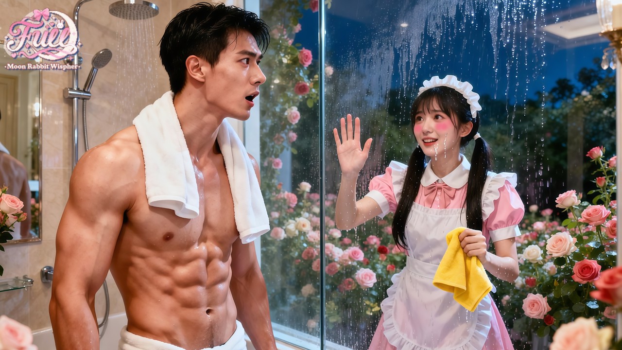No One Dares Near Brutal CEO,But Poor Maid Peeks His Six-Pack While Bathing—He Instead Falls Hard!