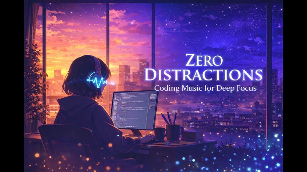 Zero Distractions | Coding Music for Deep Focus(No Vocals) |1H 39M Chillstep|#codingmusic #deepfocus