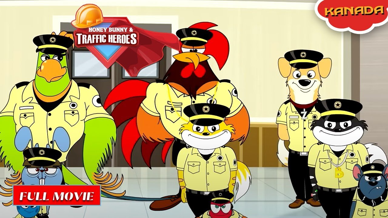 Honey Bunny The Traffic Heroes | Movie In Hindi | Cartoon For Kids | YO Kids